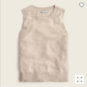 EUC Cream colored cashmere crewneck sweater shell